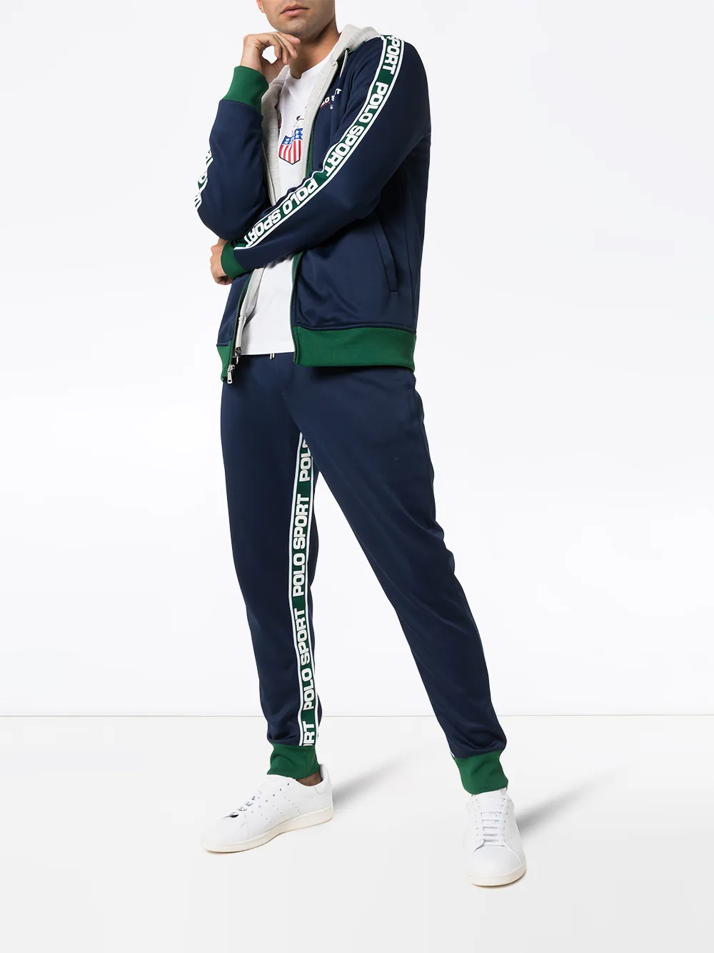 фото Polo ralph lauren толстовка с логотипом и полосками