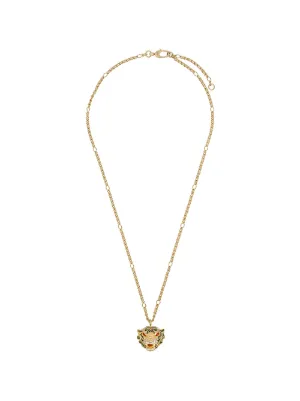 tiger head pendant necklace