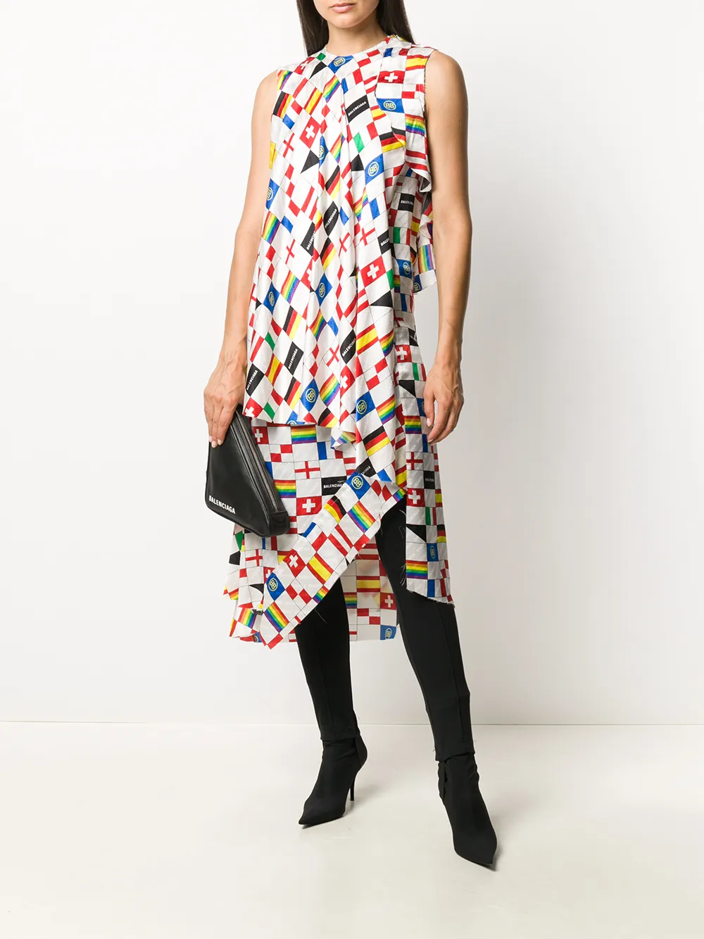 Balenciaga Zijden jurk - Wit