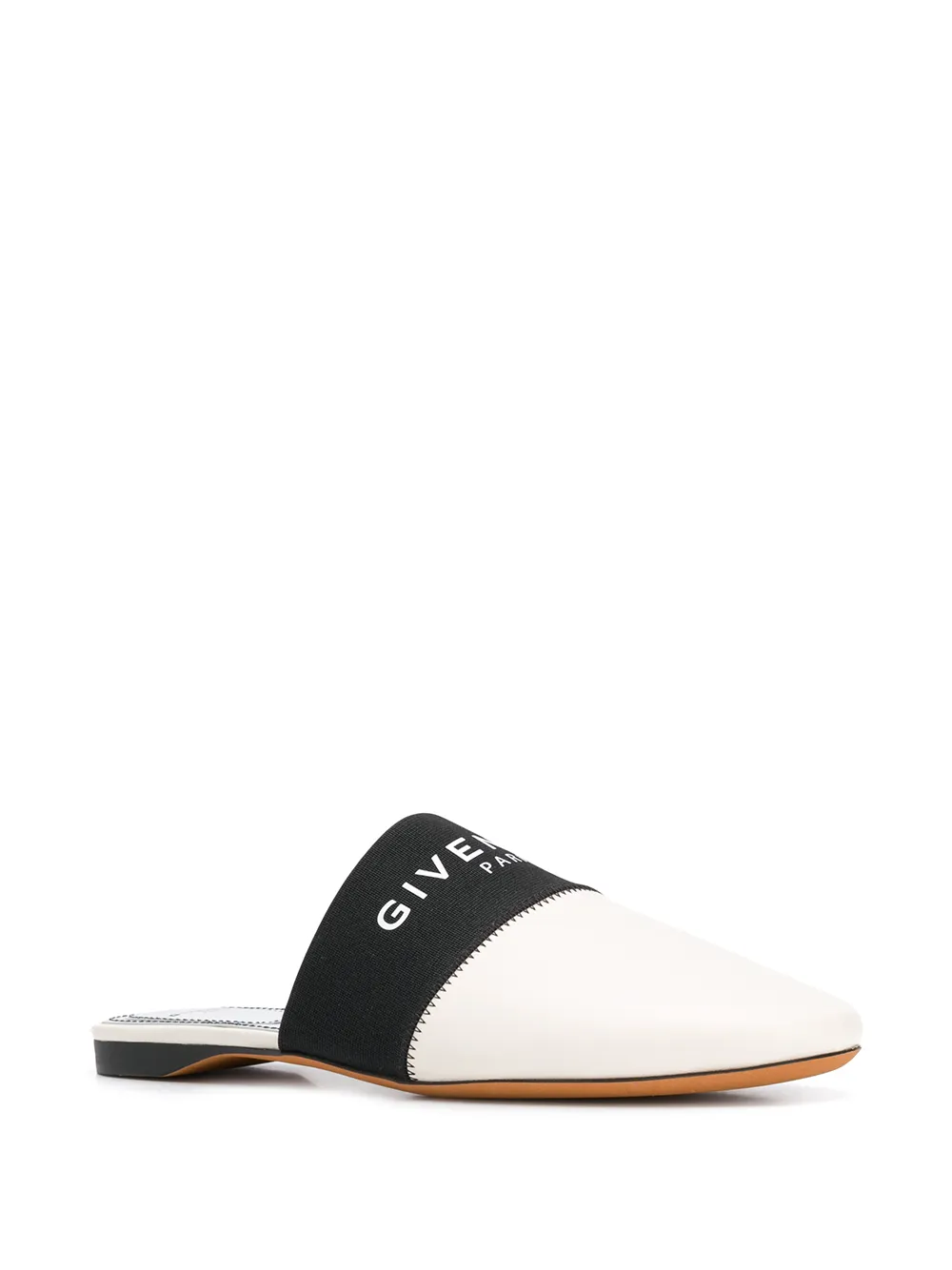 Givenchy Muiltjes met logoprint - Wit