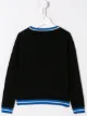 الصورة 2 من LANVIN Enfant كنزة بحياكة إنتارسيا وشعار