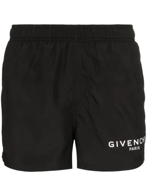 Givenchy logo drawstring swim shorts