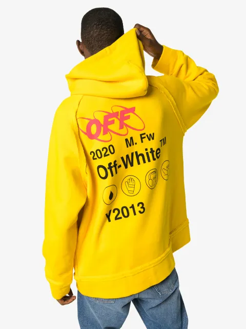 off white industrial hoodie