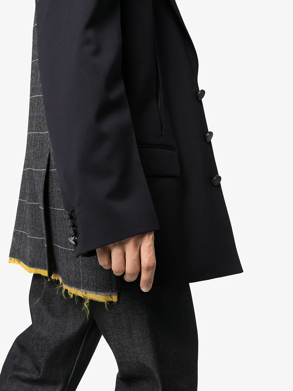 Off-White Wollen blazer Zwart
