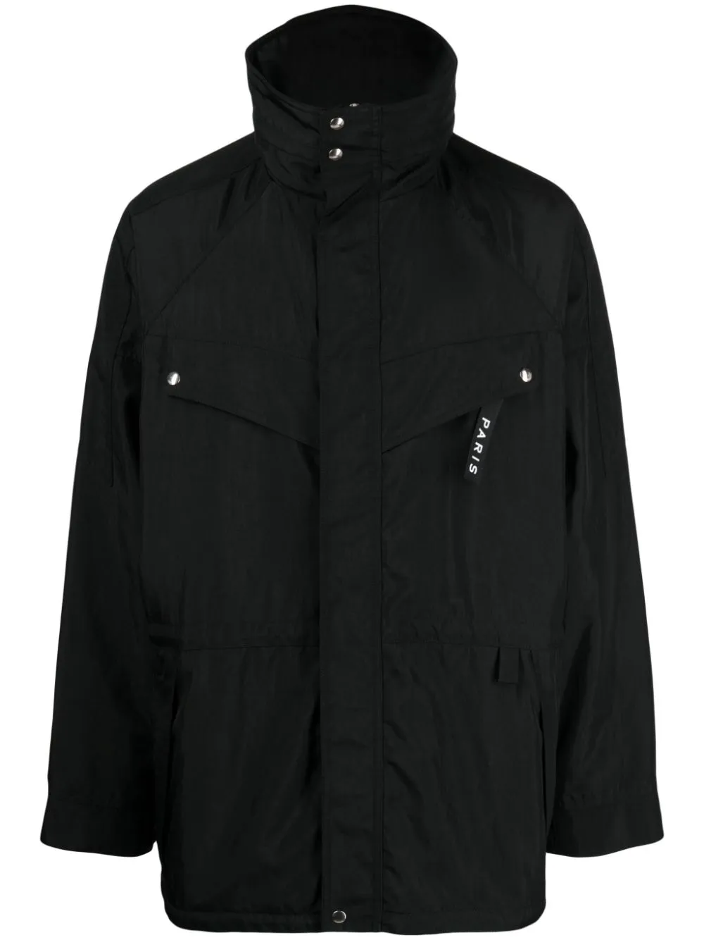 Givenchy logo print parka jacket | Black | Image 1