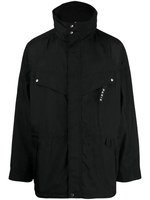 Givenchy logo print parka jacket