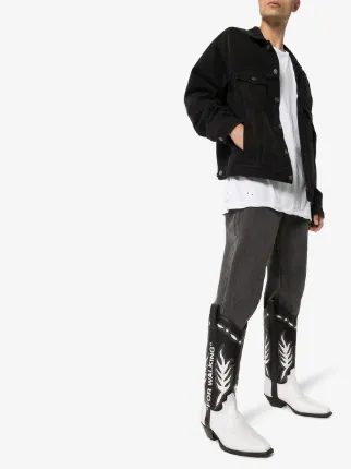 off white for walking cowboy boots