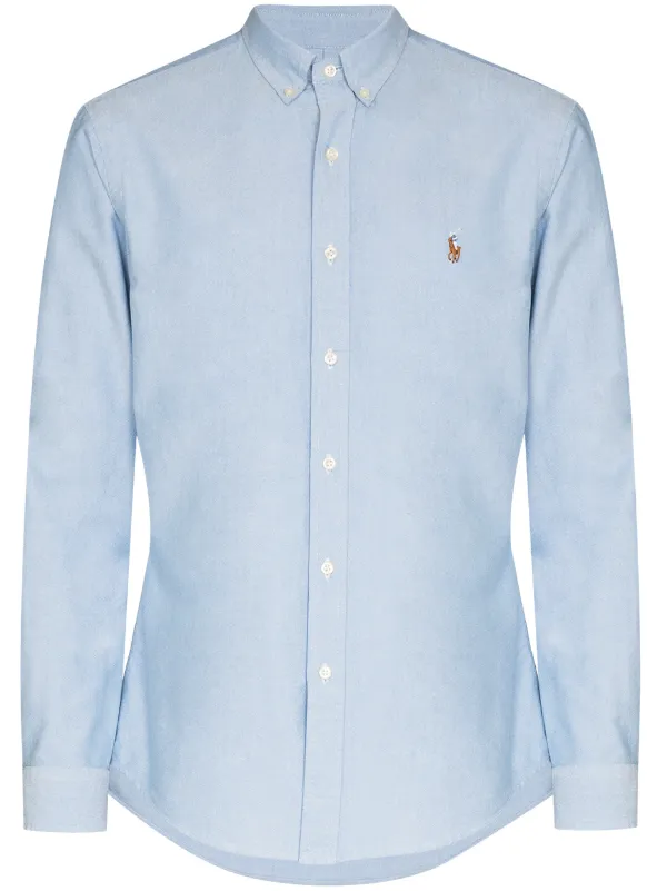 Shop Polo Ralph Lauren classic Oxford shirt with Express Delivery - FARFETCH