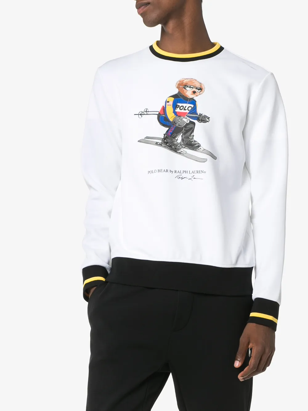 polo bear ski sweatshirt