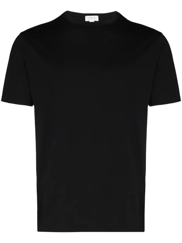 【関税込み】Sunspel ブラック Classic Tシャツ クラシックTシャツ （Black）| Sunspel
