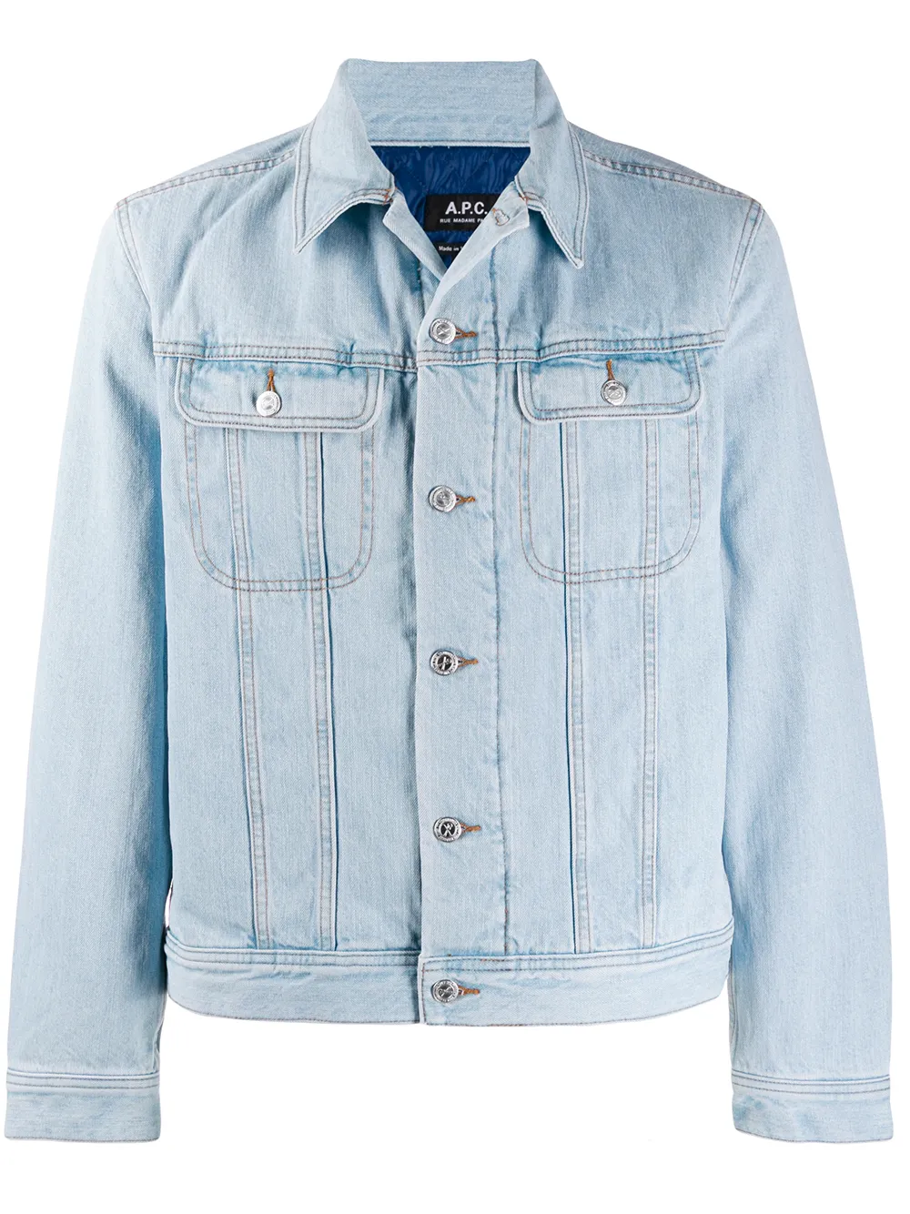 apc denim jacket mens