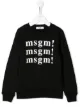 الصورة 1 من Msgm Kids كنزة بطبعة شعار