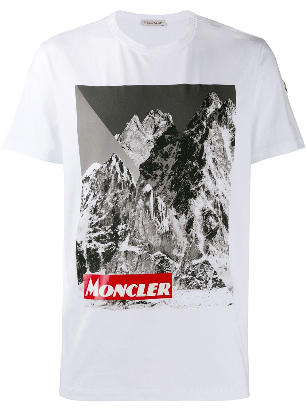 фото Moncler футболка с принтом