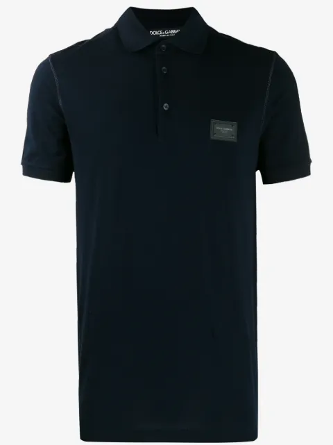 Dolce & Gabbana Poloshirt mit Logo-Patch