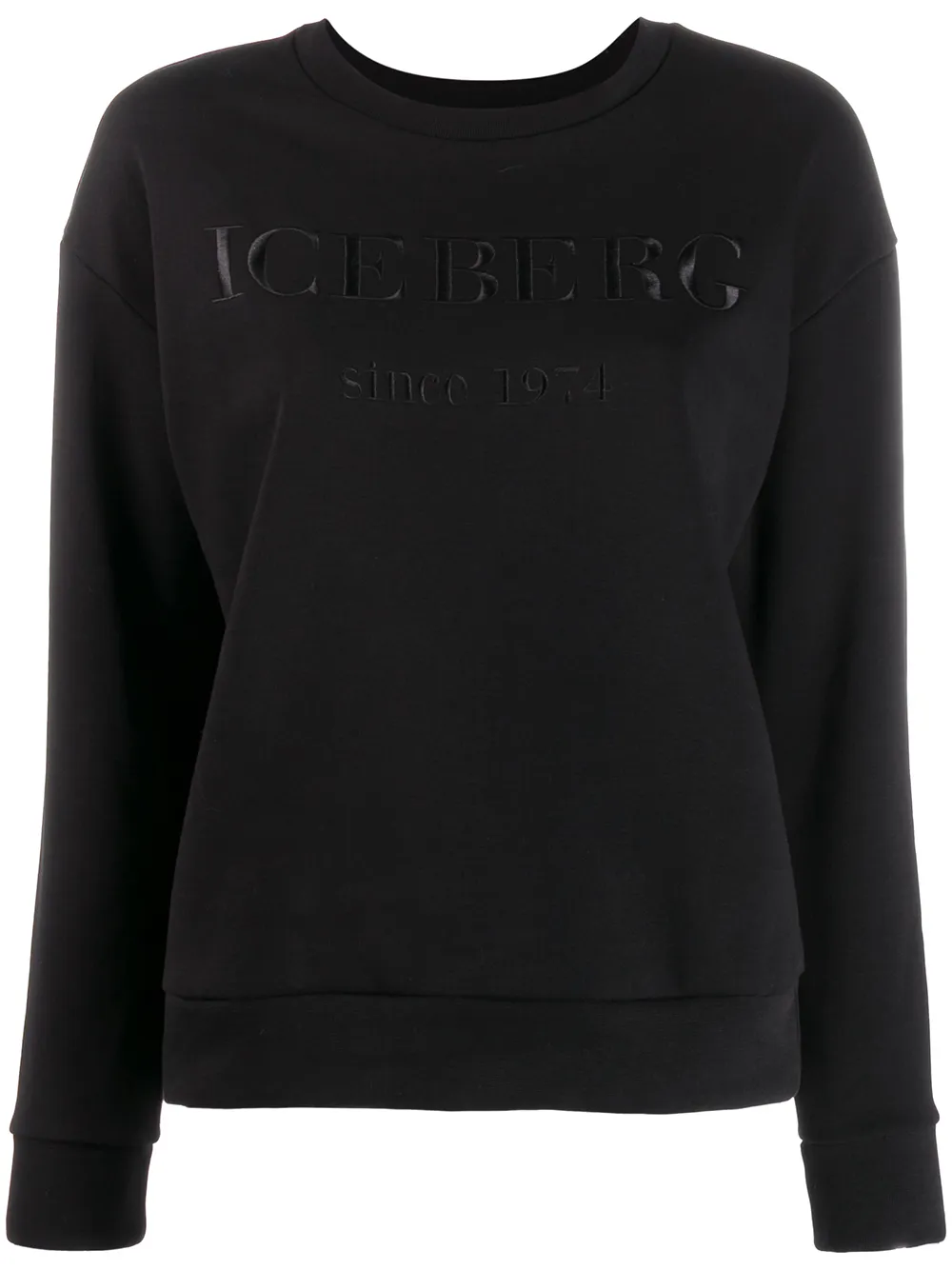 

Iceberg sudadera con detalle del logo - Negro