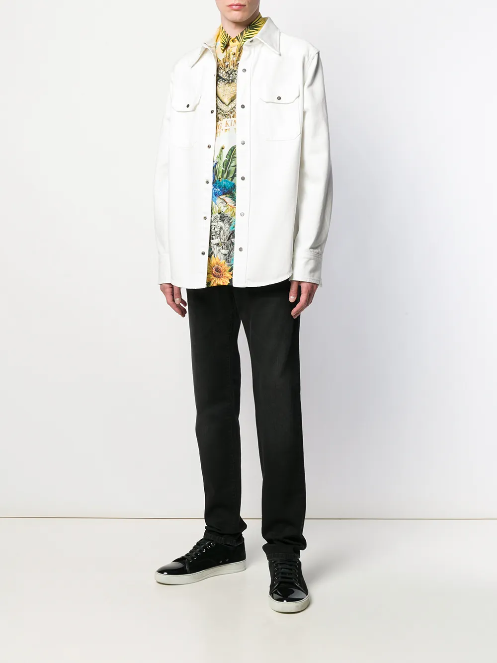 фото Dolce & gabbana рубашка с принтом superhero king