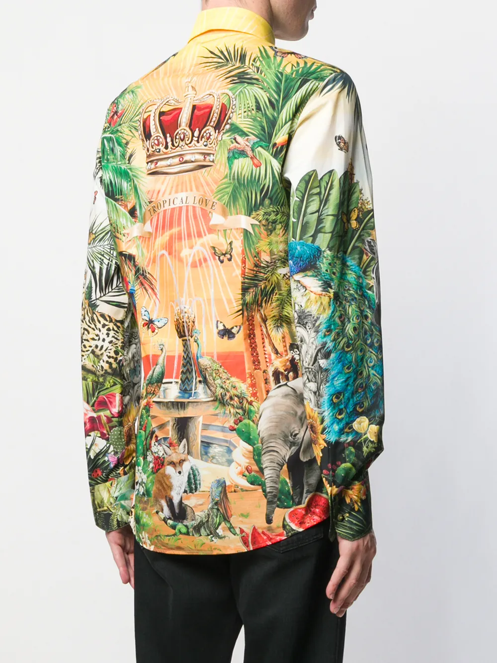 фото Dolce & gabbana рубашка с принтом superhero king