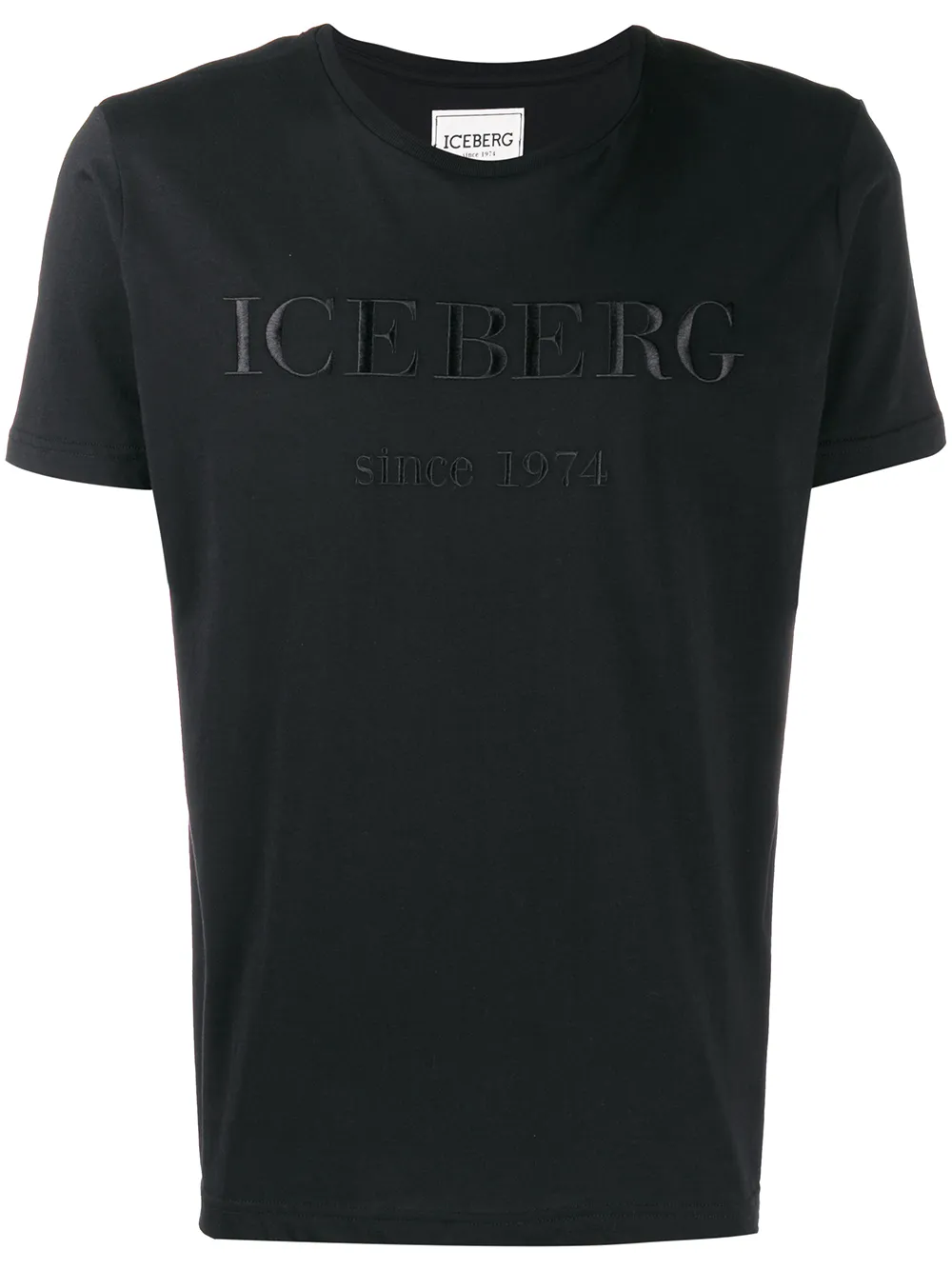

Iceberg logo T-shirt - Black