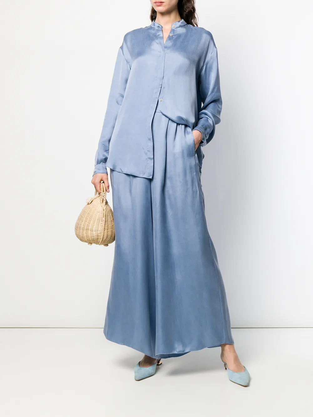 Forte Casual shirt Blauw