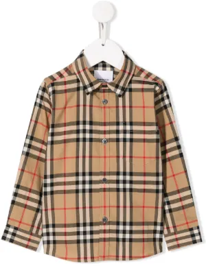 Baby Girl Shirts From Burberry Kids Luxury Kidswear Farfetch