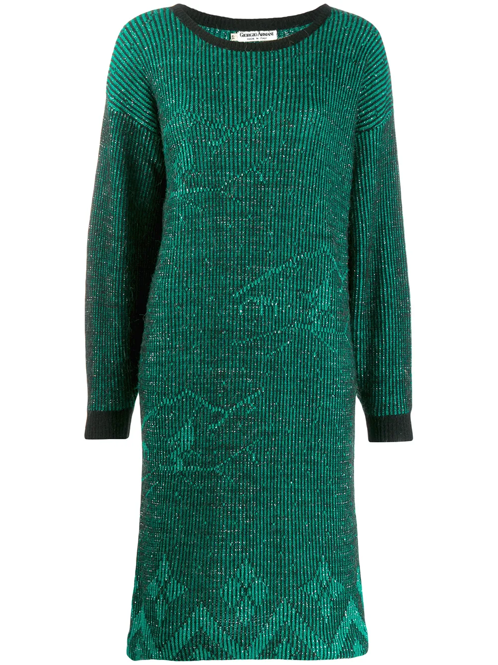 robe en maille à manches longues