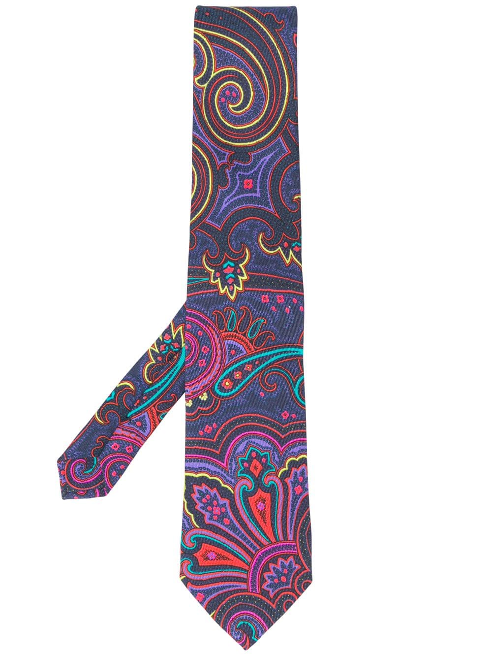 фото Etro галстук с узором пейсли