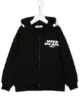 الصورة 1 من Msgm Kids كنزة بغطاء رأس وشعار وسحاب