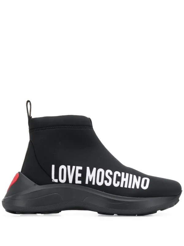 Basket chaussette moschino femme outlet