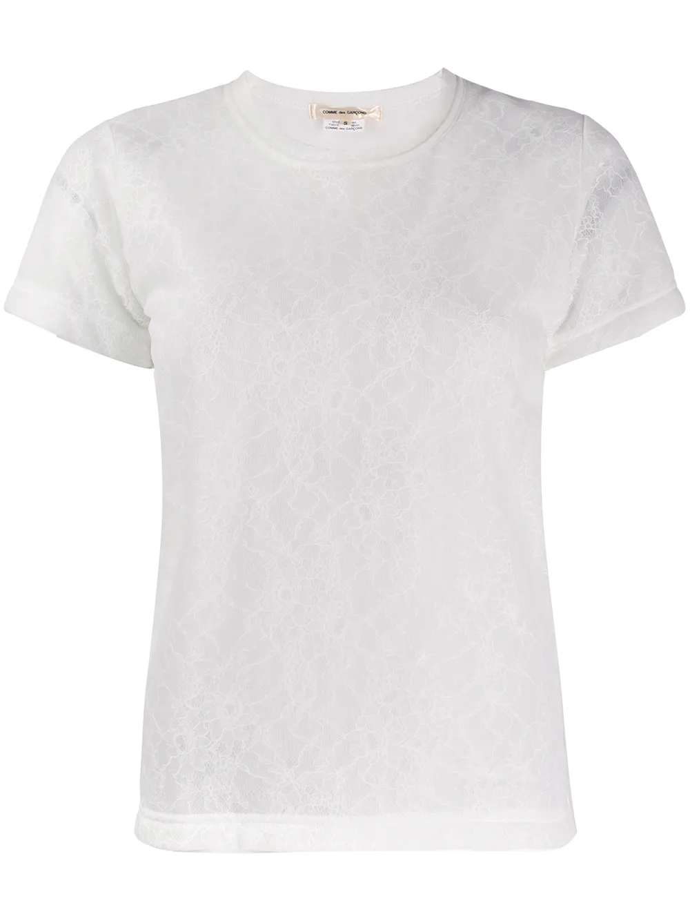 Image 1 of Comme Des Garçons Pre-Owned '2000s patterned T-shirt