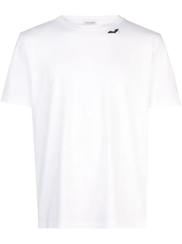 white saint laurent shirt