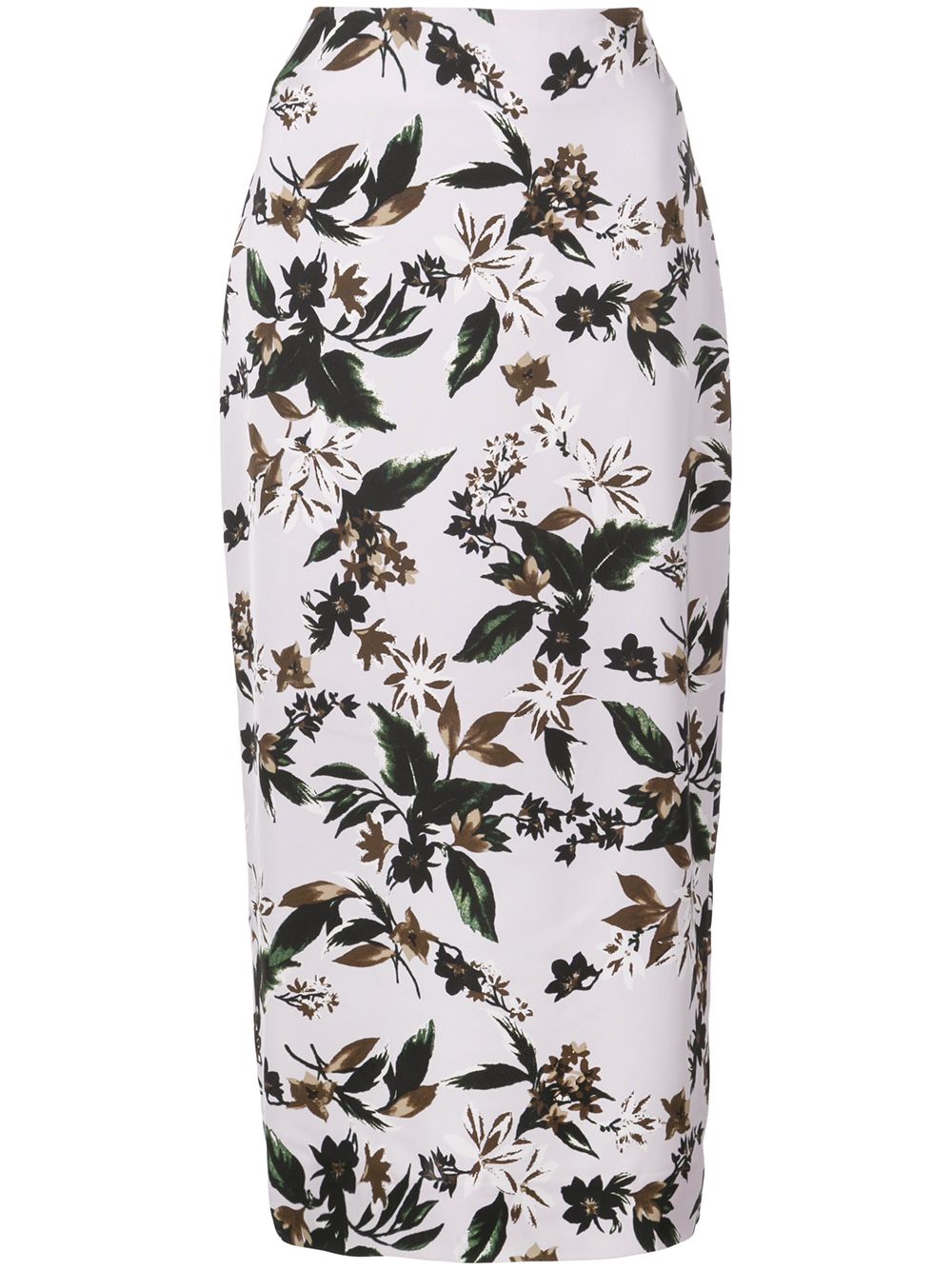 фото Diane von Furstenberg юбка с цветочным принтом