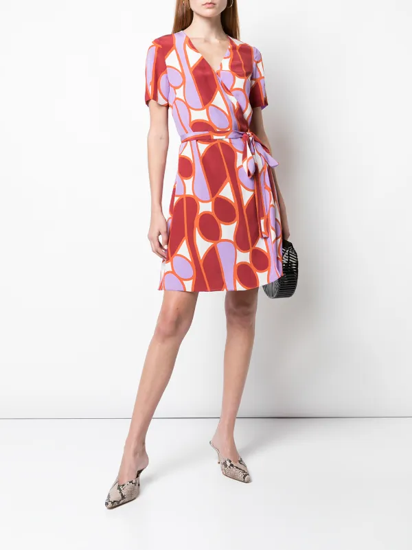 dvf savilla wrap dress