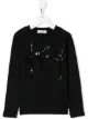 الصورة 1 من Msgm Kids كنزة بشعار مطرز بترتر