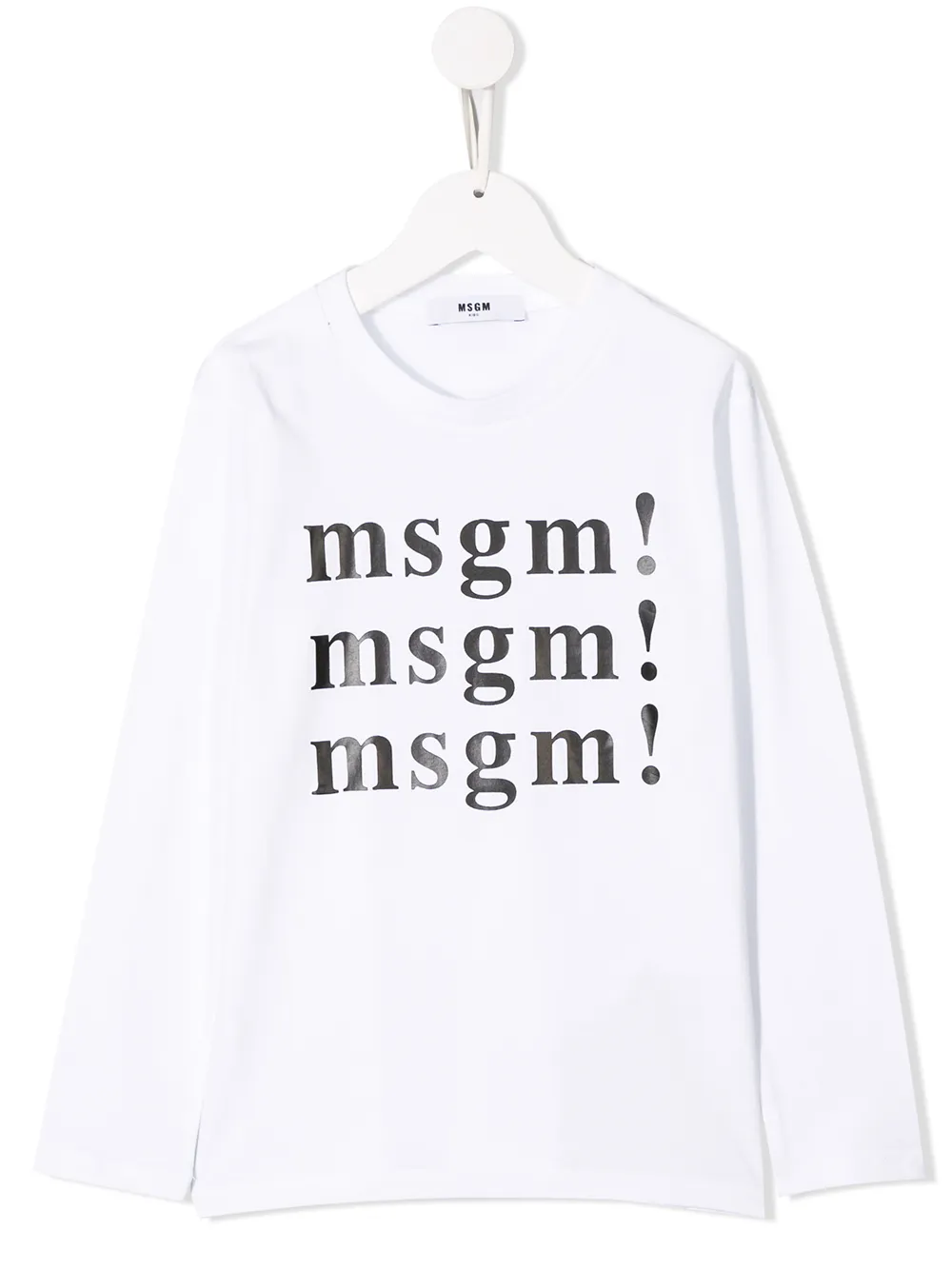 Msgm Kids футболка с логотипом Msgm Kids футболка с логотипом