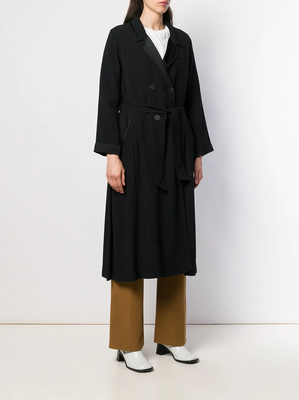 Forte Forte Belted Double Breasted Coat - Farfetch