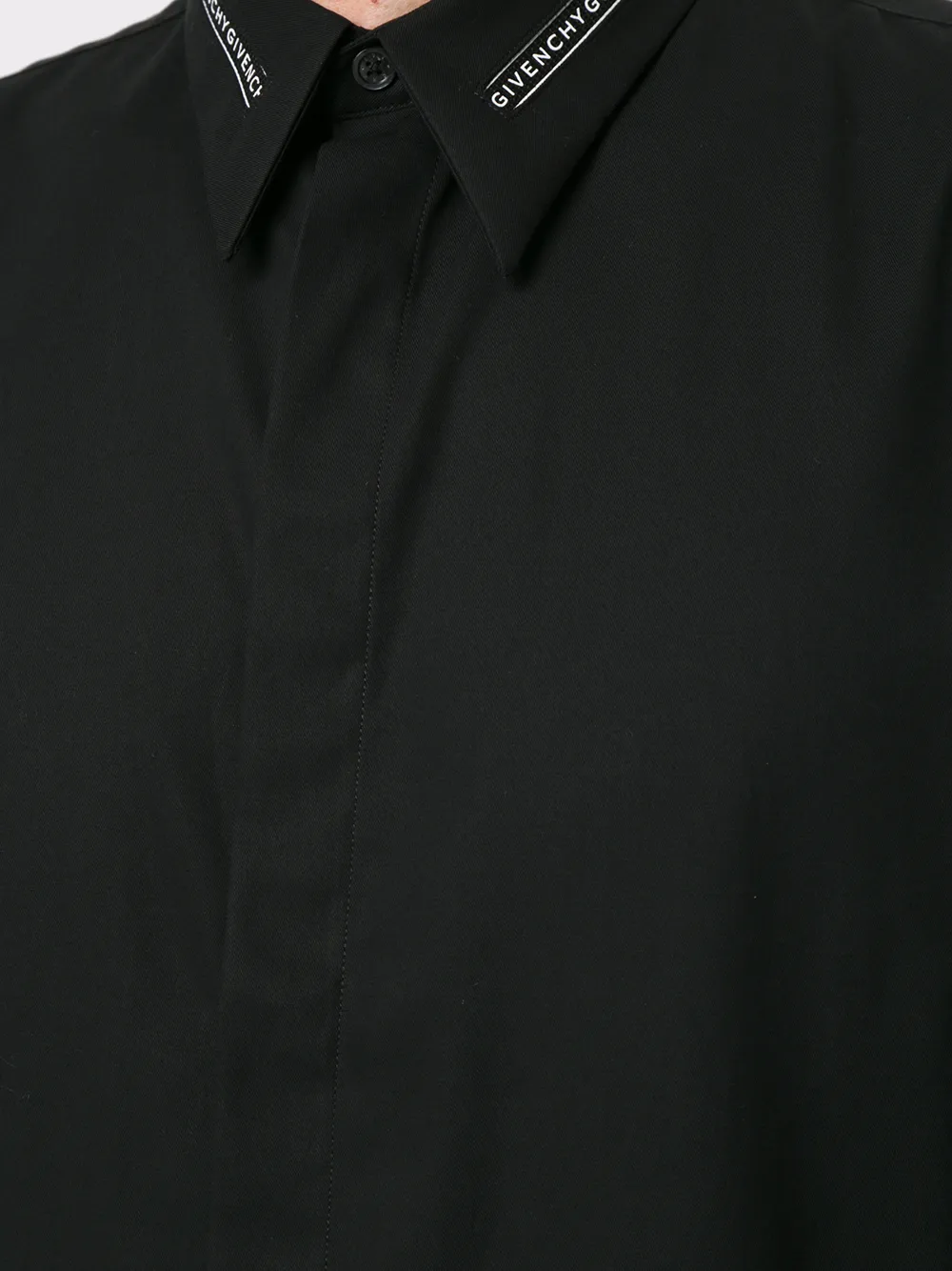 Givenchy Slim-fit overhemd Zwart