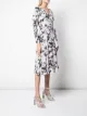 DVF Diane von Furstenberg فستان قميص بطبعة زهور