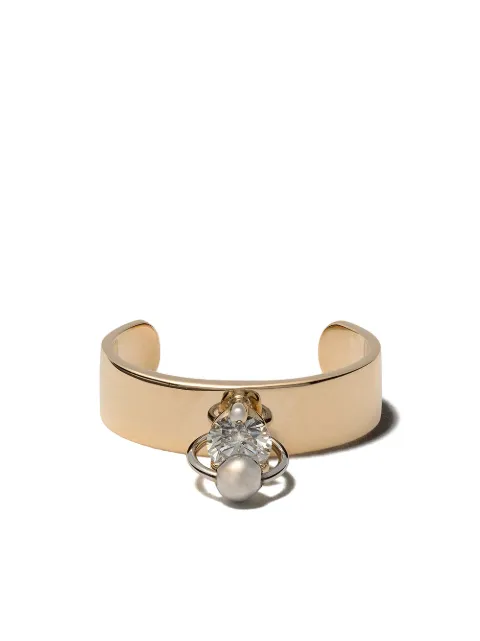 Delfina Delettrez 18kt yellow and white gold Two in One diamond earcuff