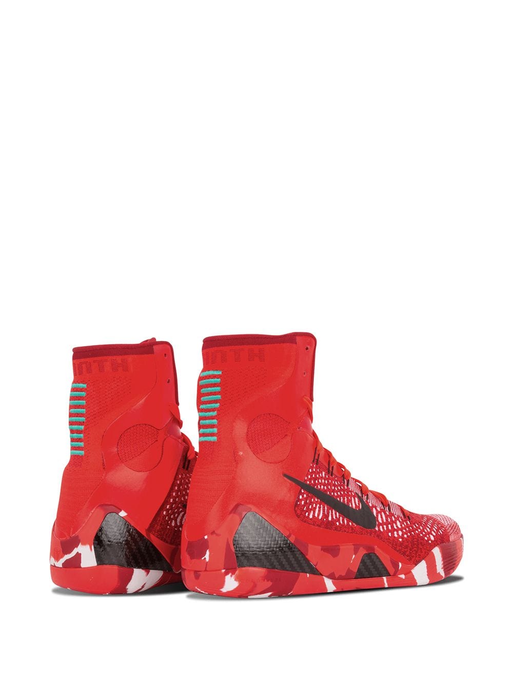 Shop Nike Kobe 9 Elite "christmas" Sneakers In Red