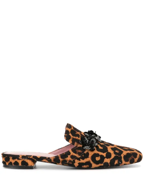 Macgraw Margot leopard print slip-on loafers