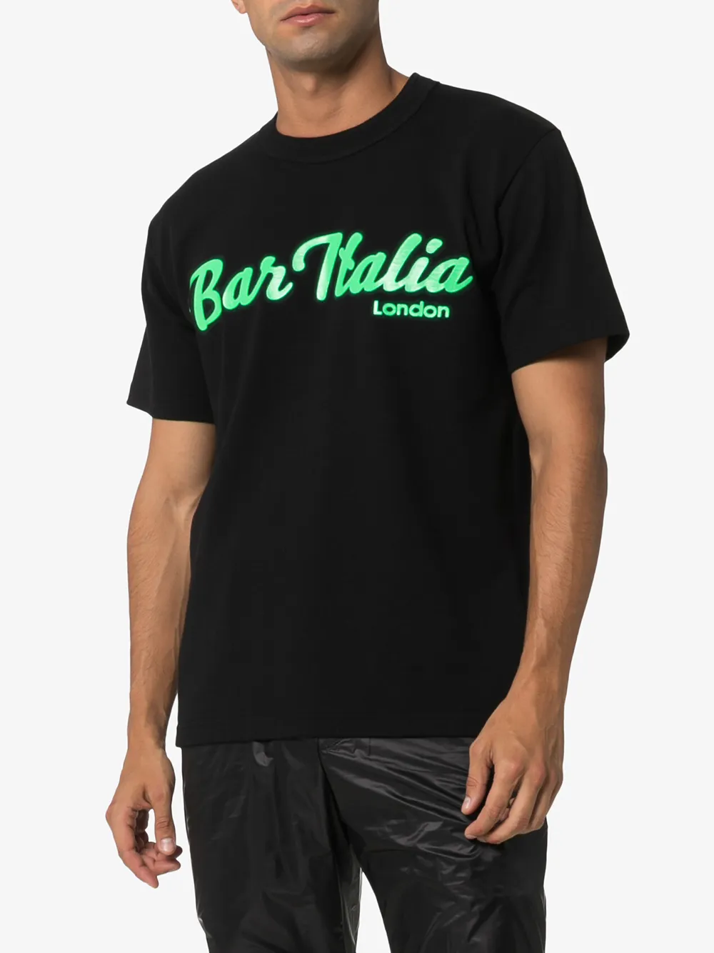 фото Sacai футболка с принтом bar italia