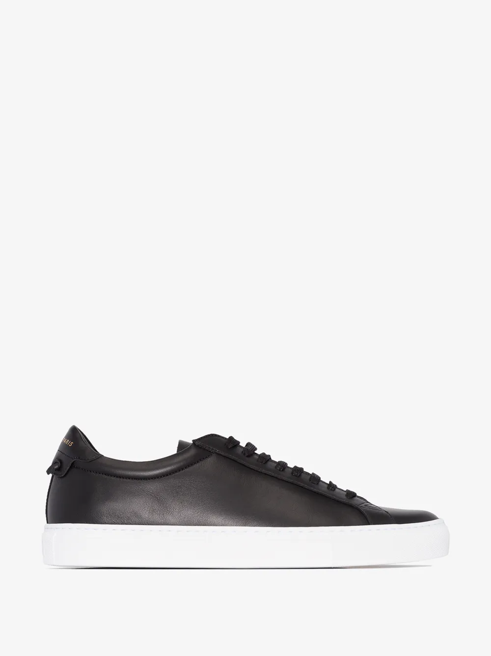 GIVENCHY BLACK URBAN STREET LEATHER SNEAKERS,BH0002H0FS14147648
