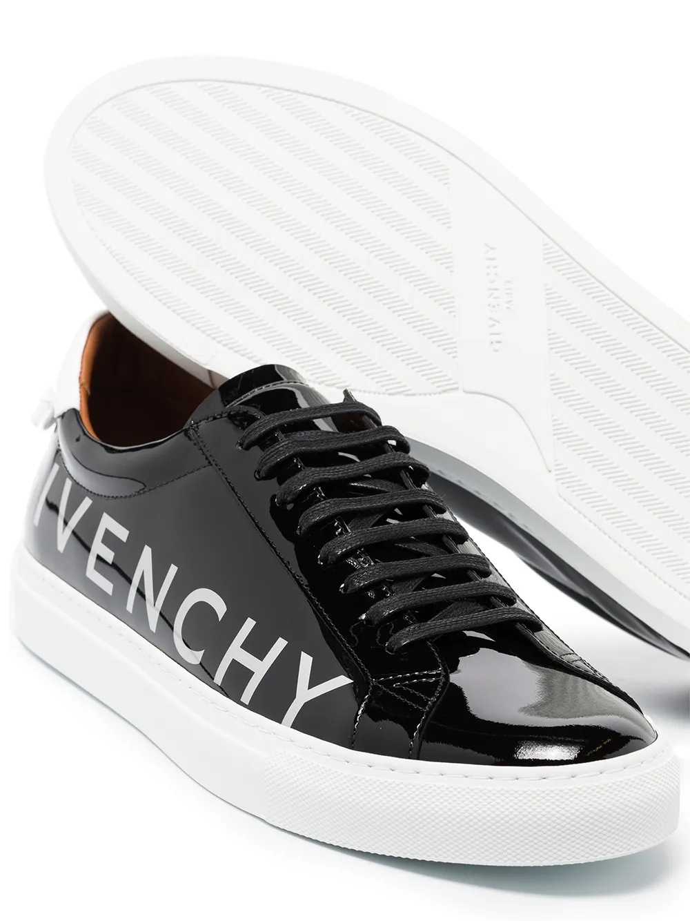фото Givenchy лакированные кеды urban street