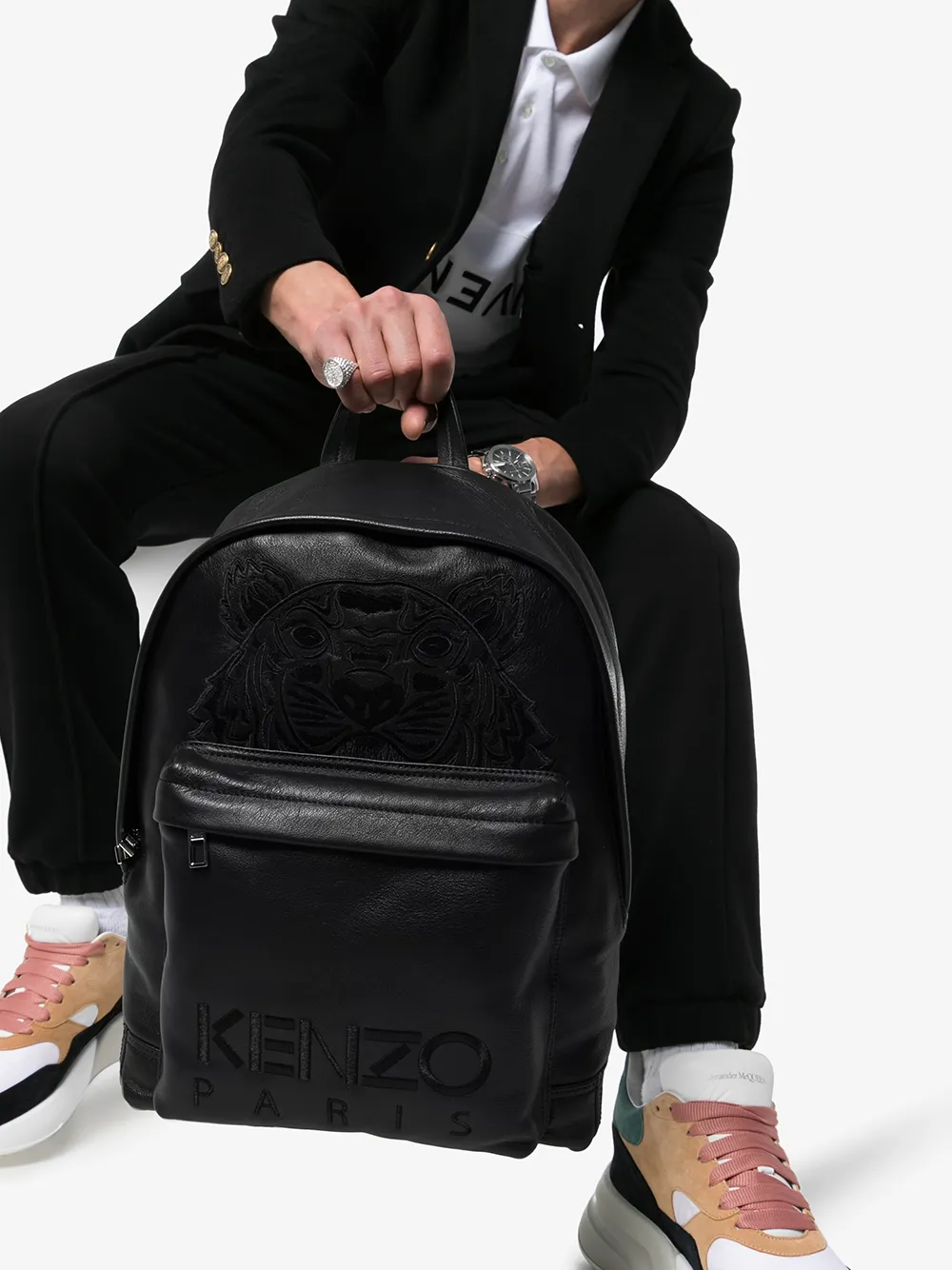 kenzo leather backpack
