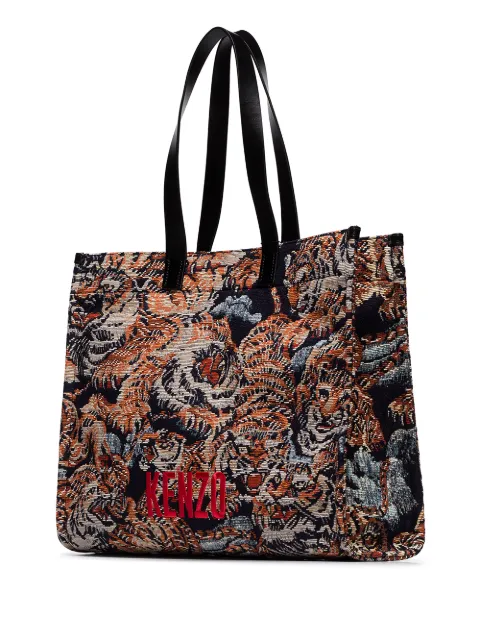 Kenzo tiger tote bag clearance