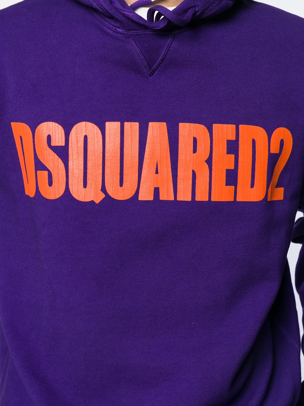 фото Dsquared2 толстовка с капюшоном и логотипом