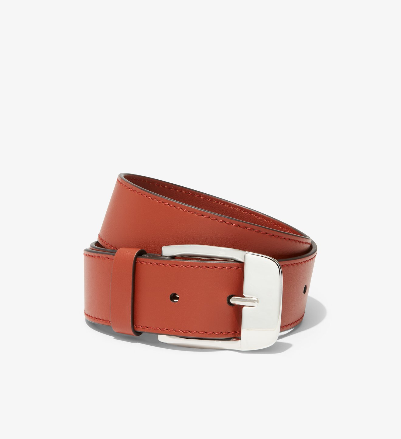 Thick Leather Belt in brown | Proenza Schouler