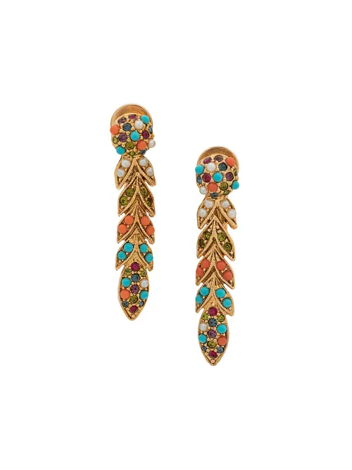 Boucles d'oreilles clips à fleurs - Susan Caplan Vintage - Modalova