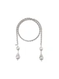 Monet Pre-Owned 1970's Lariat necklace - Silver