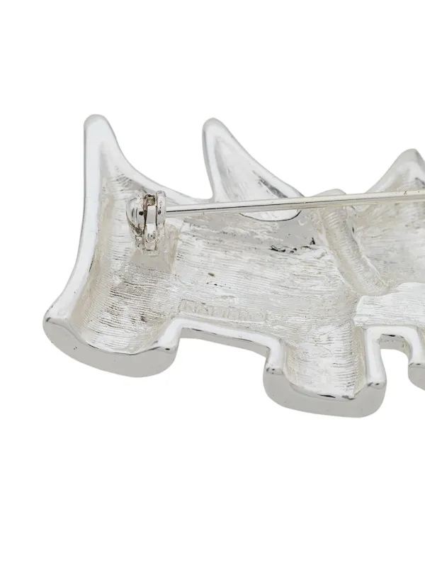 Broche Ancienne Vintage En Forme De Chien - Occasion Avec Traces D'usage
